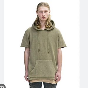 Reversed French Terry Pullover Raw-Cut sweatshirt Hoodie